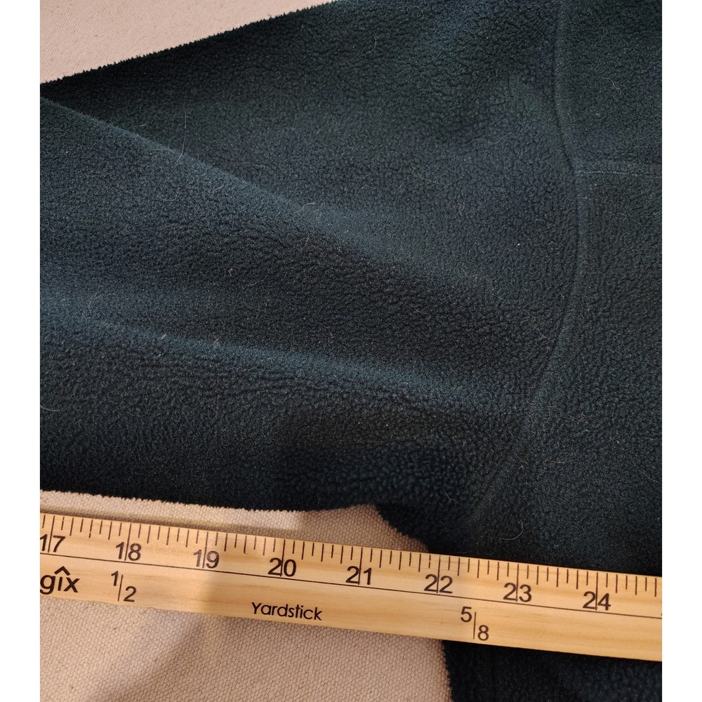 LL Bean Fleece Jacket Full Zip Dark Green Men's Casual Outdoor Warm Layer XXL HH - Picture 8 of 8